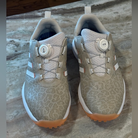 Women’s ADIDAS S2G 23 Boa Golf Shoes- White/Coral Fusion. Size 8.5 - Picture 2 of 9